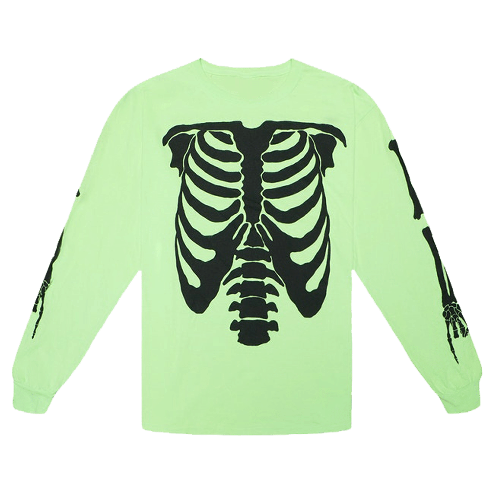 Playboi Carti Merch Playboi Carti Die Lit Tour Ribcage Longsleeve Green ...